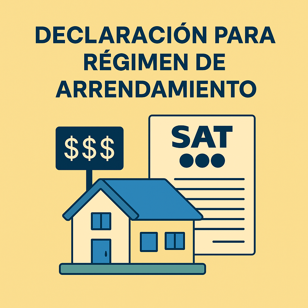 Declaración para Régimen de Arrendamiento