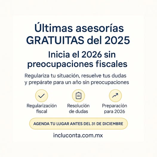 Tu primera asesoría contable es gratuita
