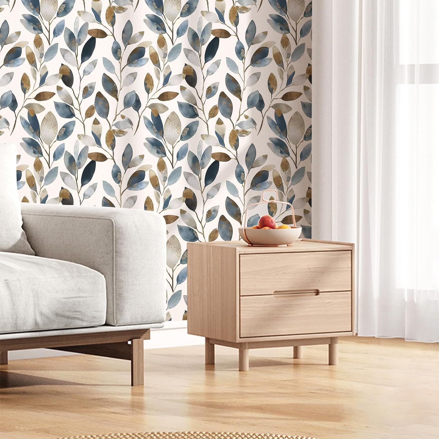 PAPEL DECORATIVO FLORAL 