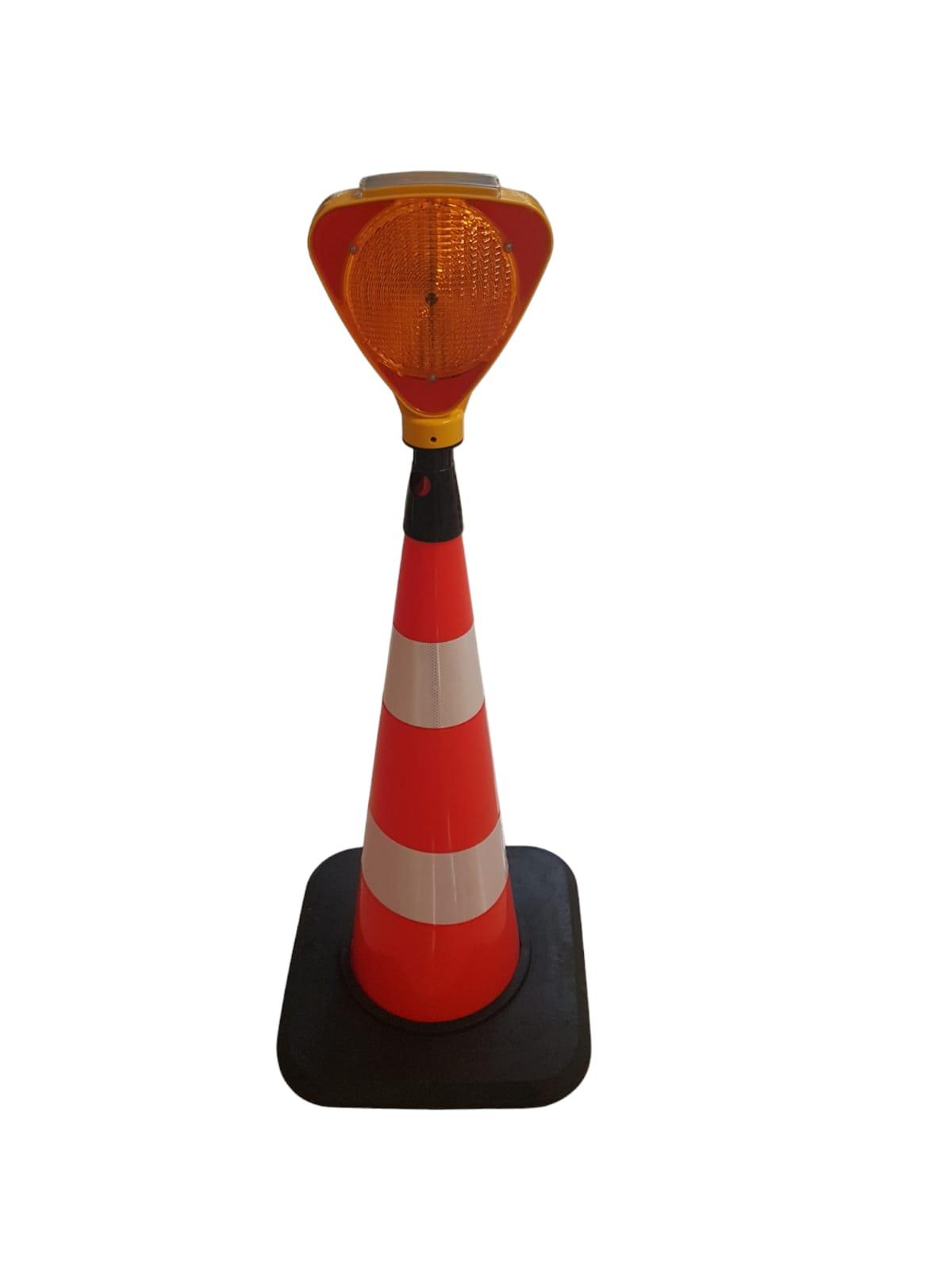 Işıklı Trafik Konisi