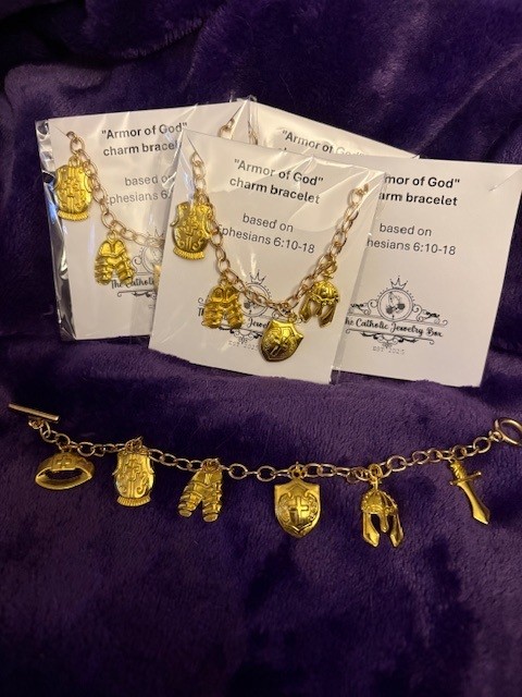 “Full Armor of God” Charm Bracelet 