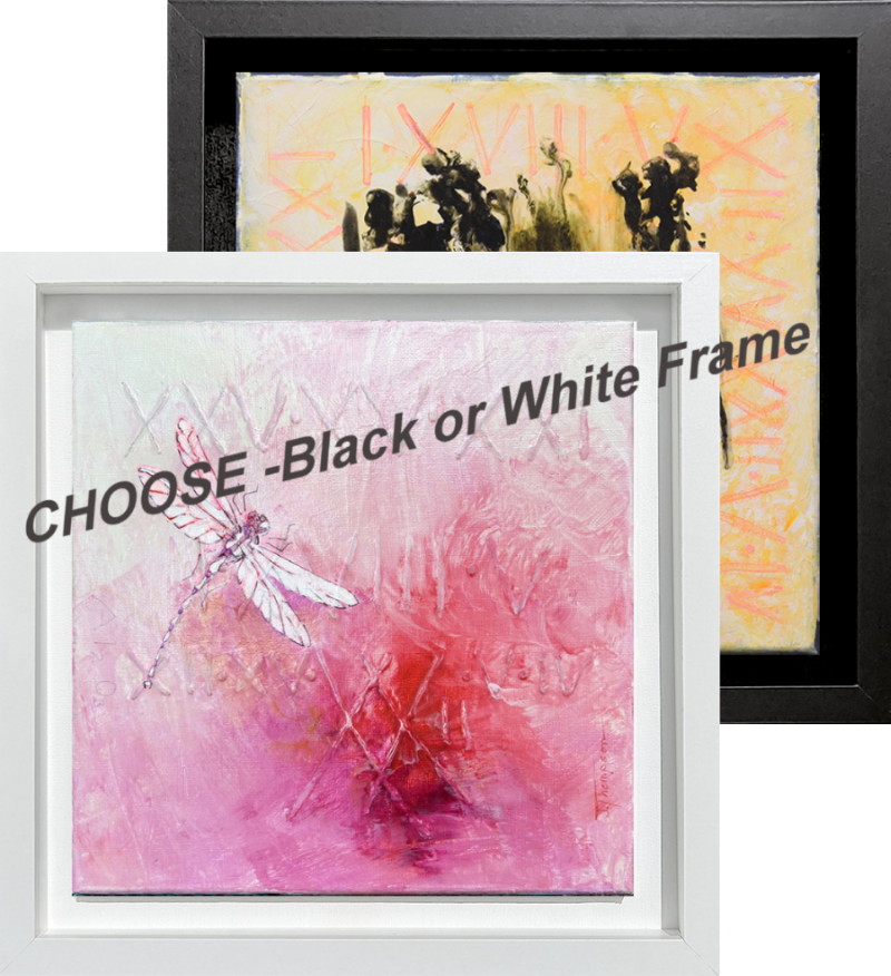 Choose frame, White or Black
