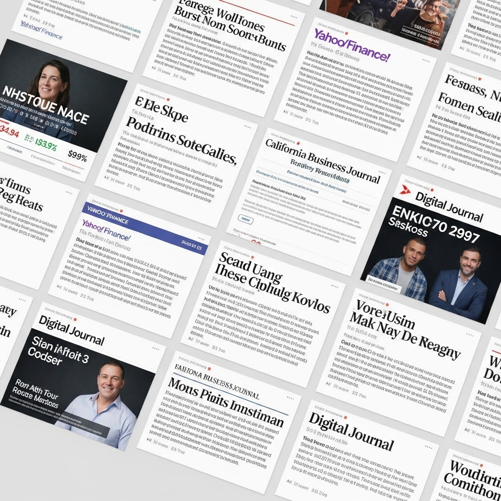 Yahoo Finance & California Business Journal & Digital Journal