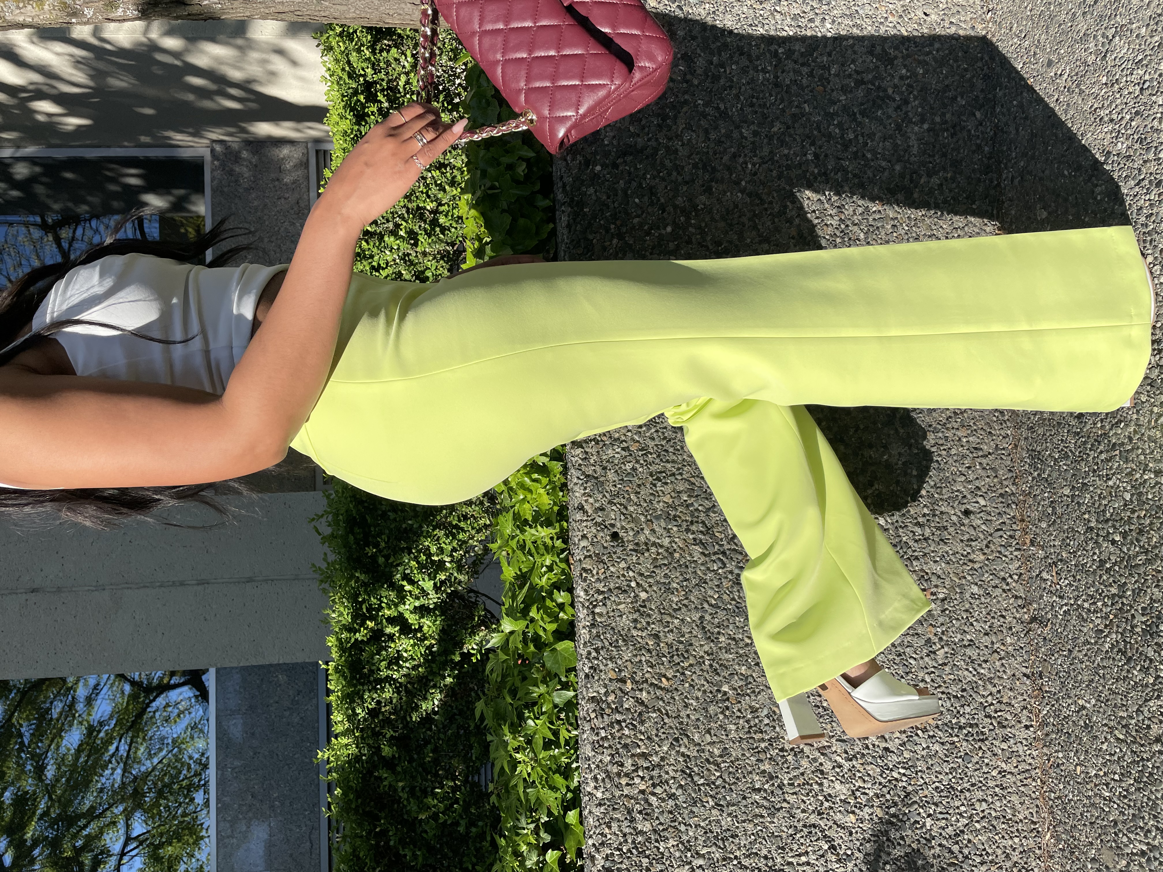 Layla Yellow Trouser