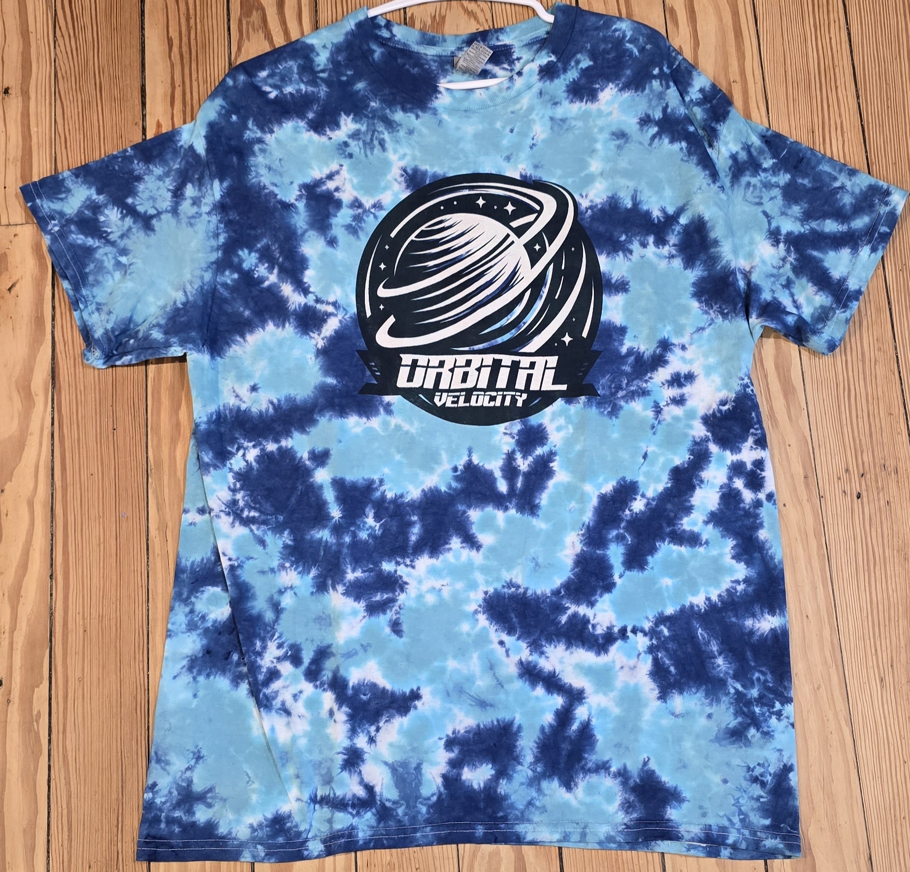 Large KC Baseball Galaxy Tie-Dye T-Shirt
