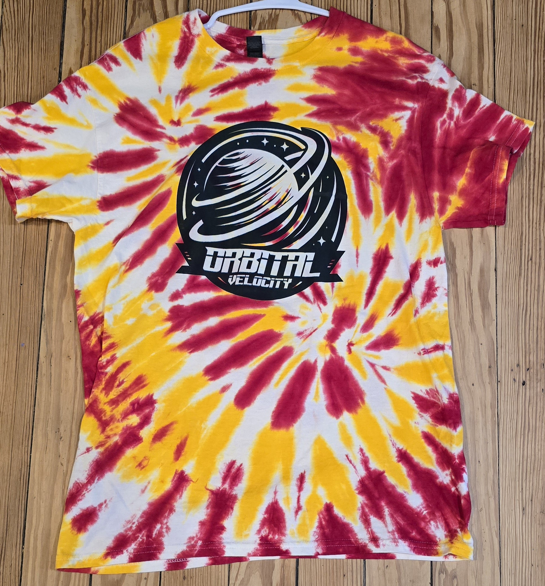 Med KC Football Colors Tie-Dye T-Shirt