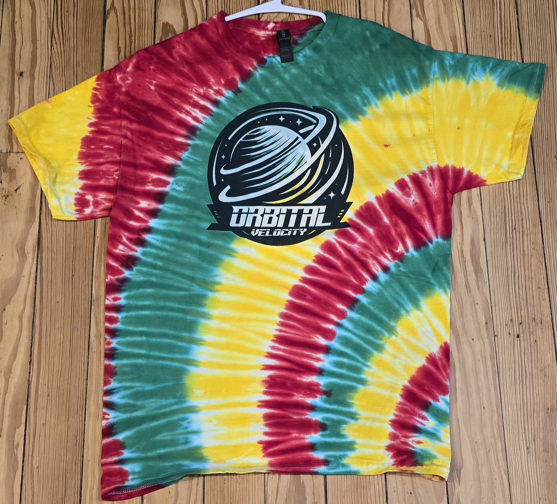 Large Rasta Tie-Dye T-Shirt