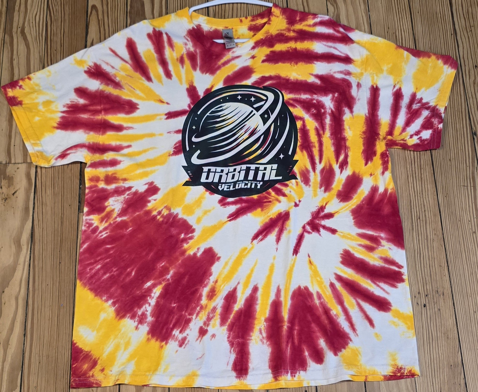 XL KC Football Colors Tie-Dye T-Shirt