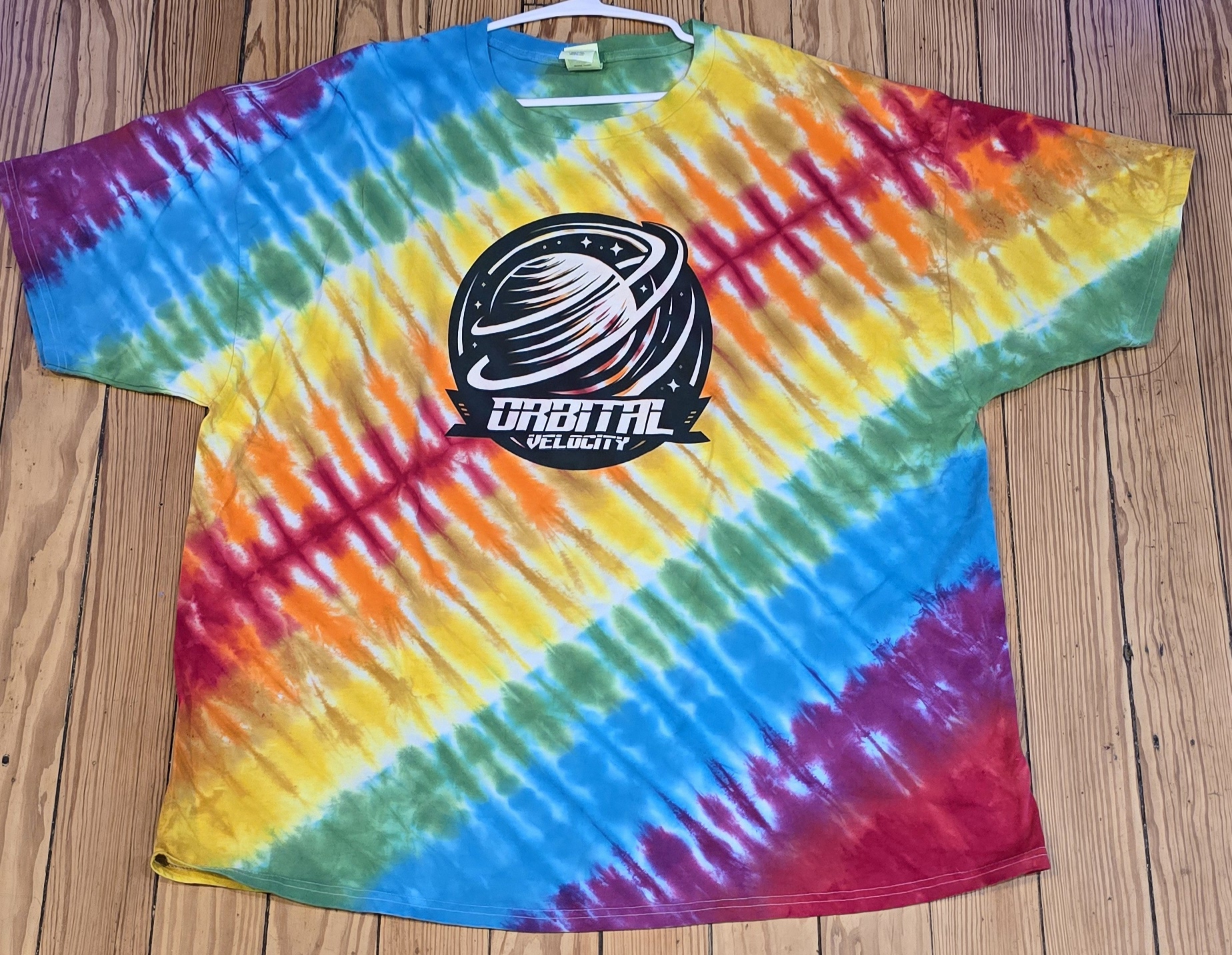 XXXL Rainbow Tie-Dye T-Shirt