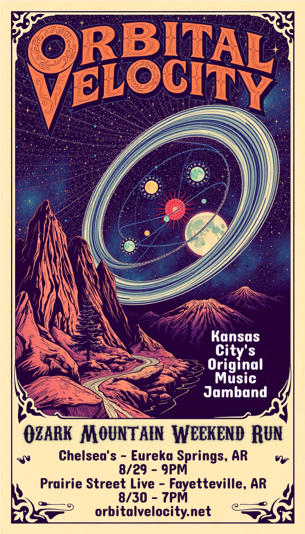 Framed Show Poster Arkansas Run 2025