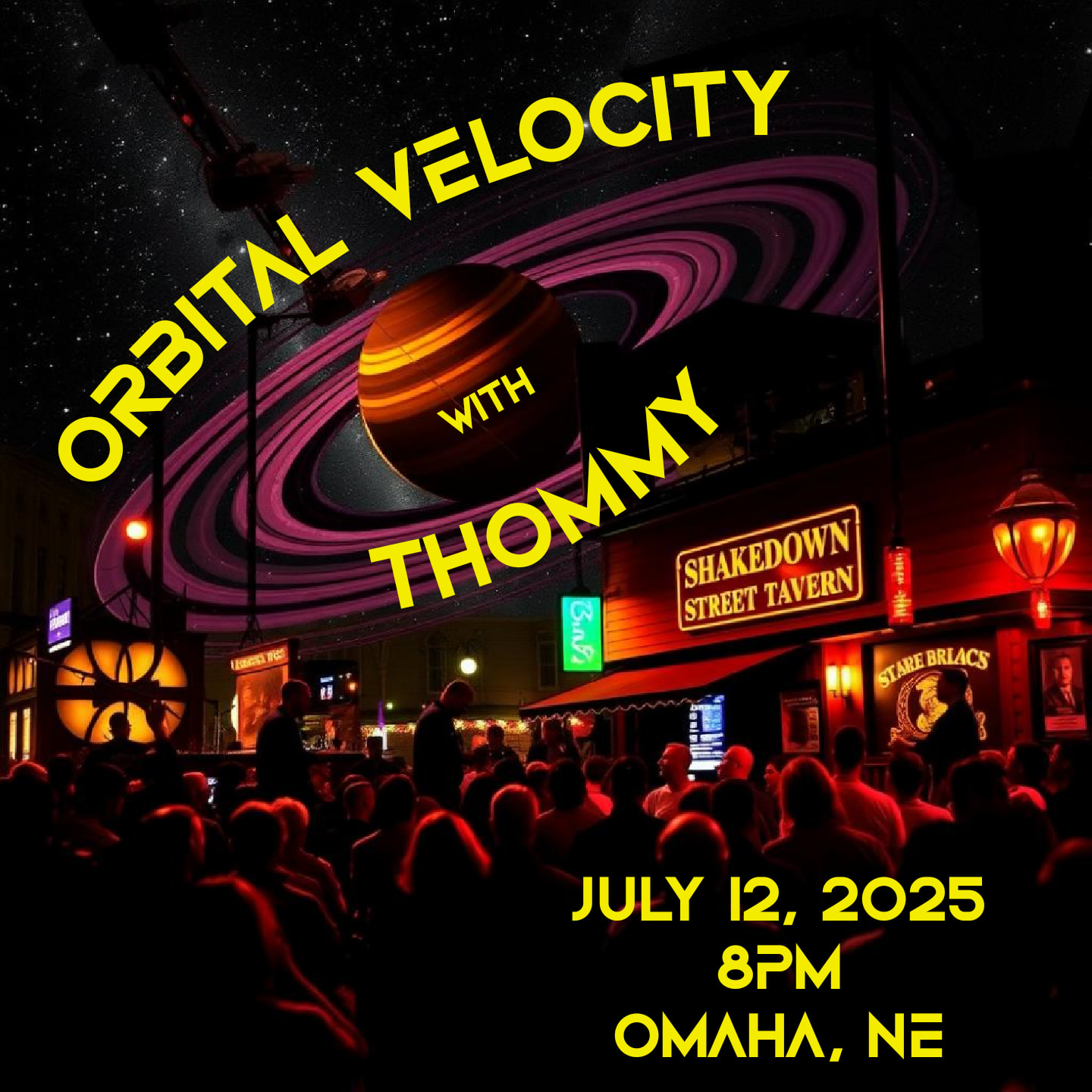 Framed Show Poster 7_12_2025 Omaha, NE