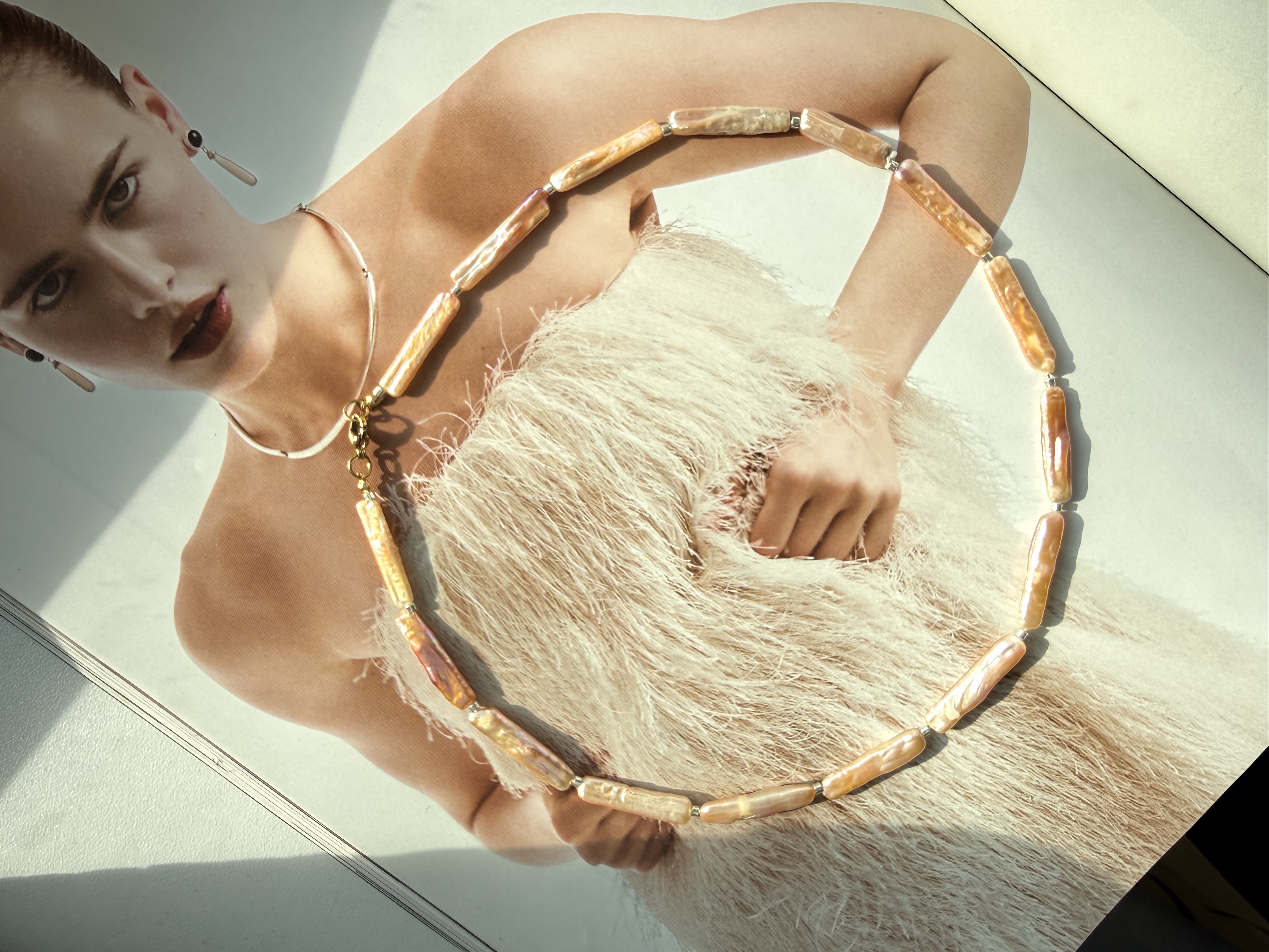 Champagne Baroque Necklace