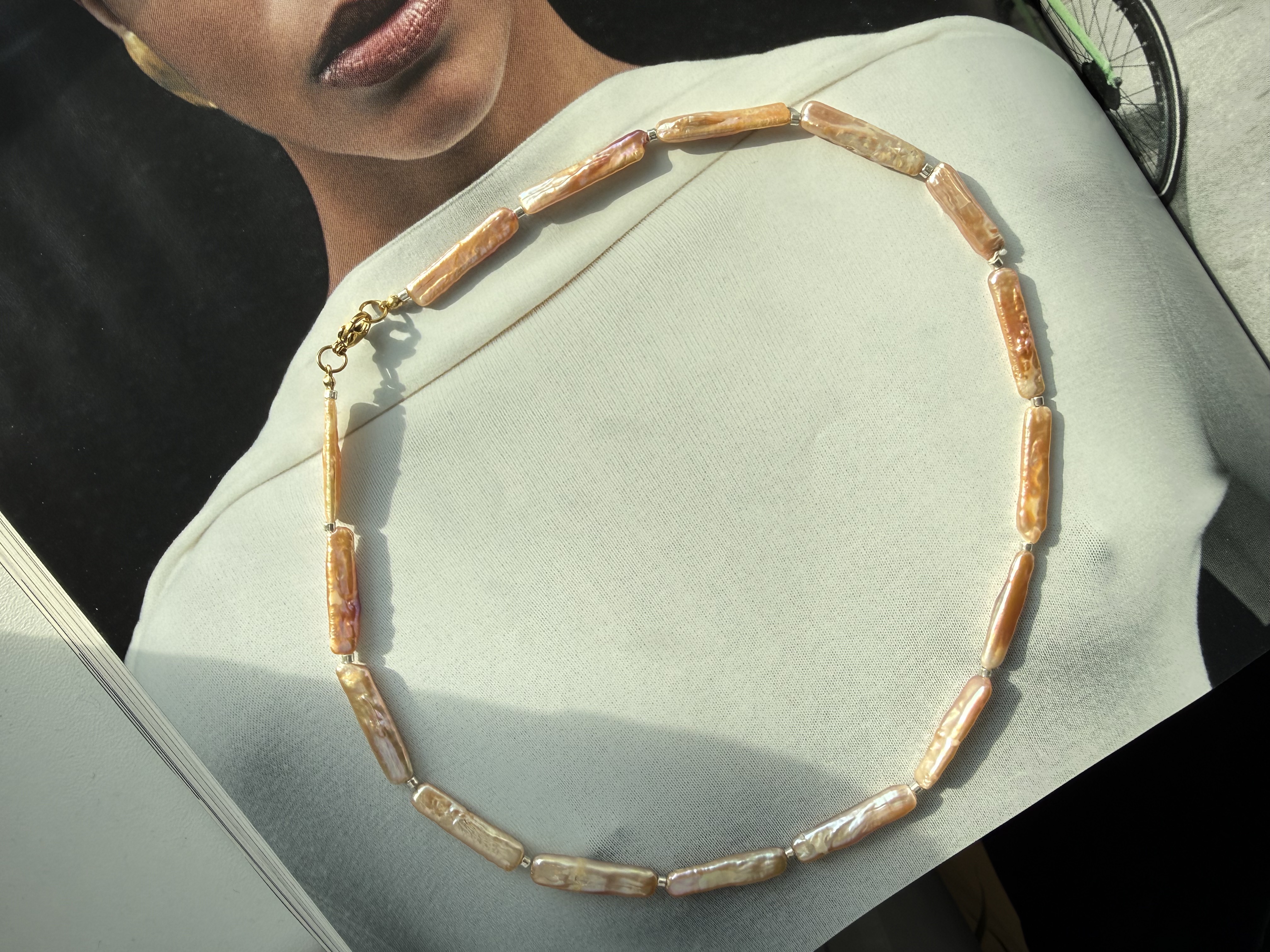 Champagne Baroque Necklace