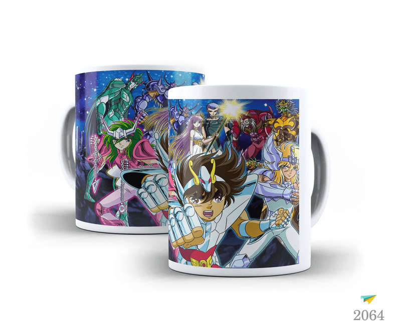 Caneca Cavaleiros do Zodíaco