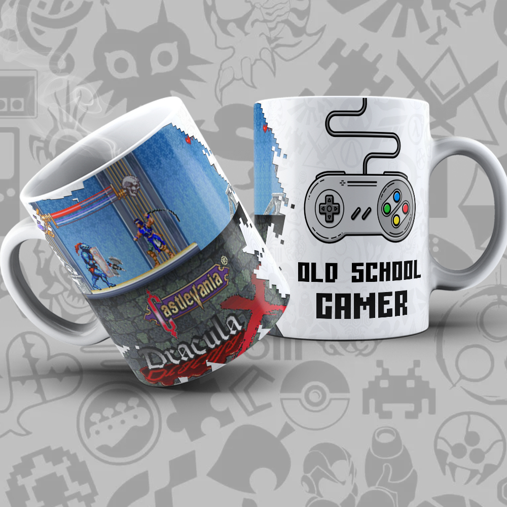 Caneca Old School Gamer