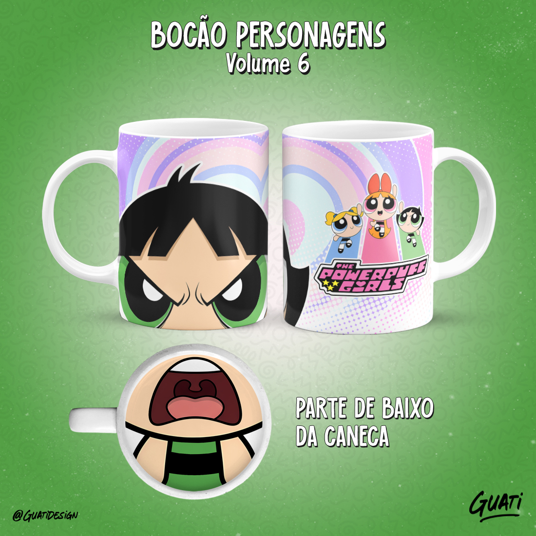 Caneca Bocão Meninas Superpoderosas