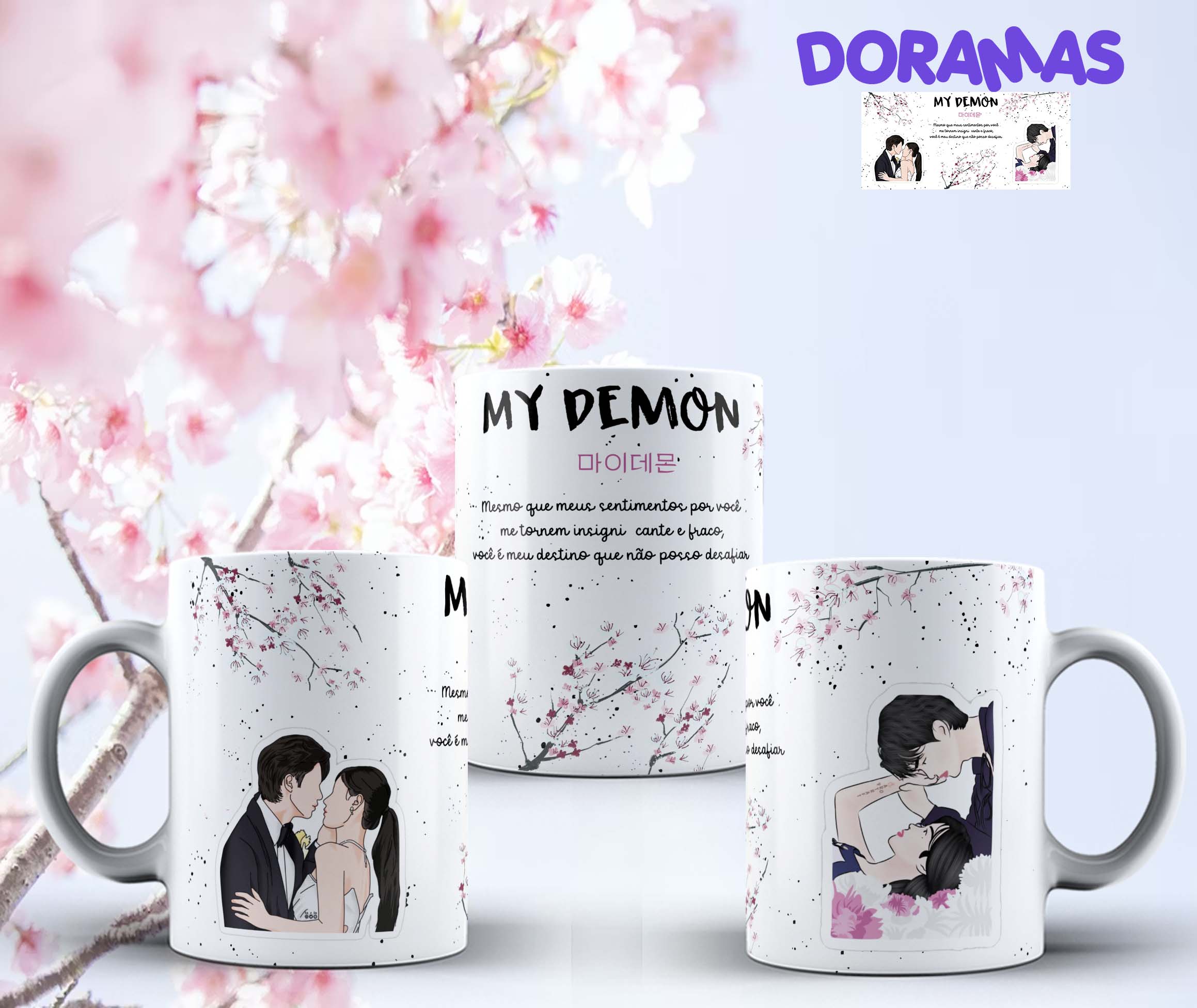 Caneca My Demon Doramas