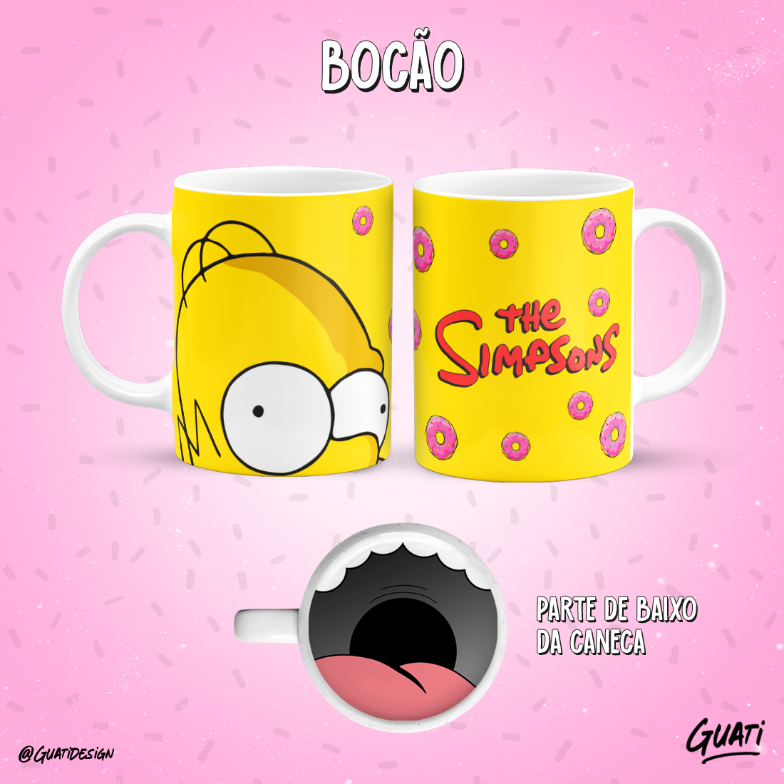 Caneca Simpsons Bocão