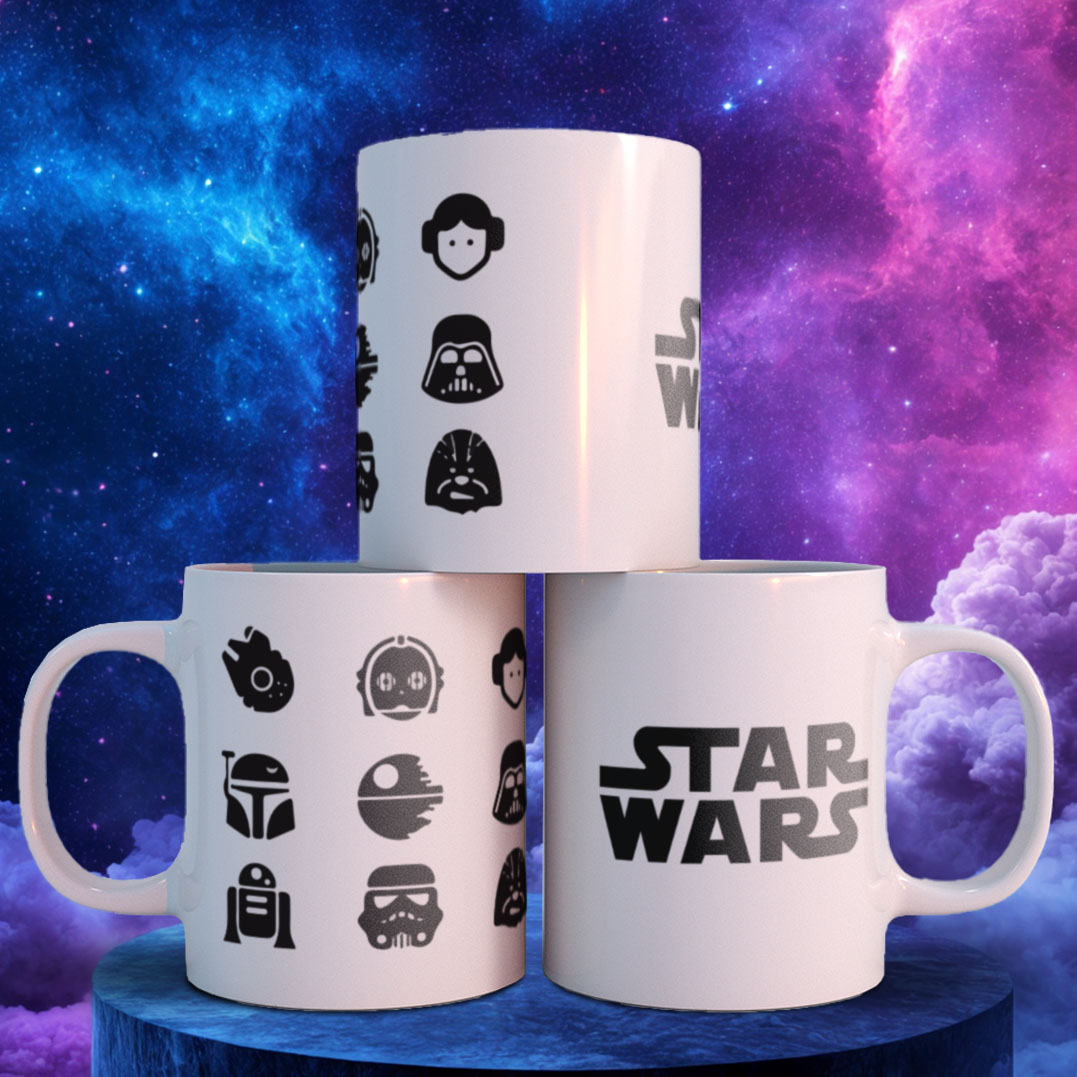 Caneca Star Wars Ícones