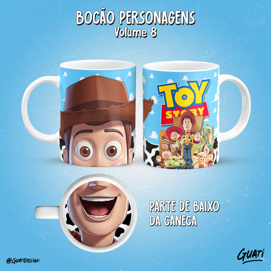 Caneca Toy Story Bocão