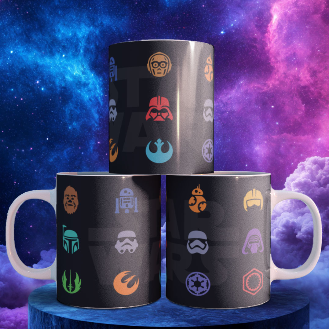 Caneca Star Wars Icones