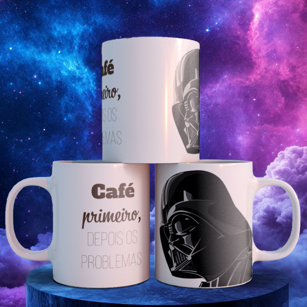 Caneca Darth Vader Café
