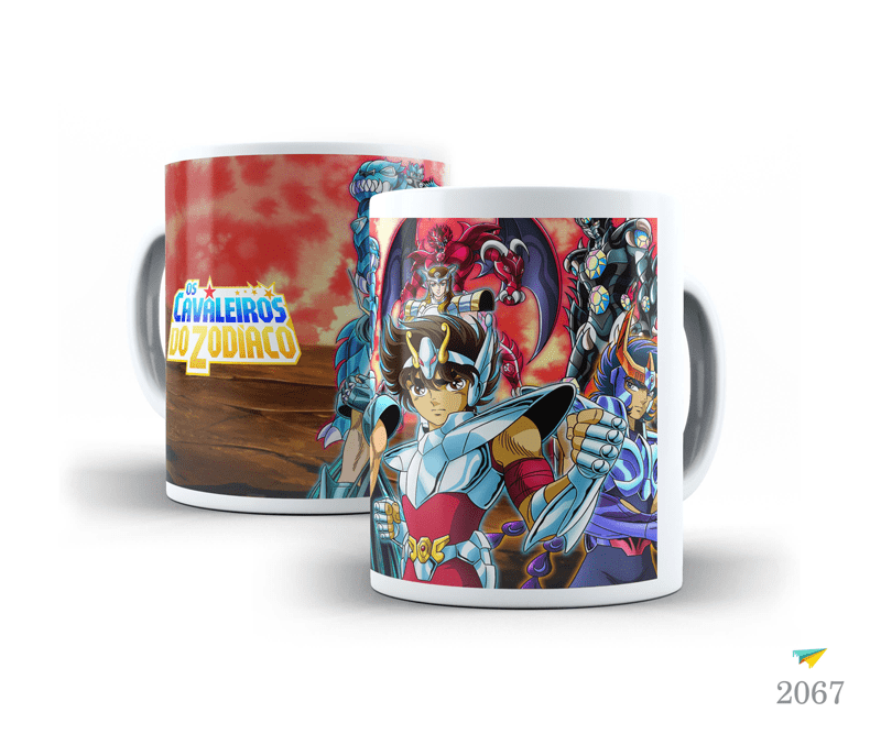 Caneca Cavaleiros do Zodíaco