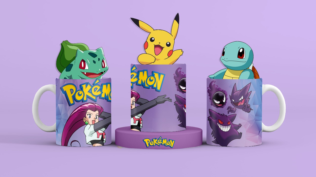 Canecas Pokémon Colecionáveis