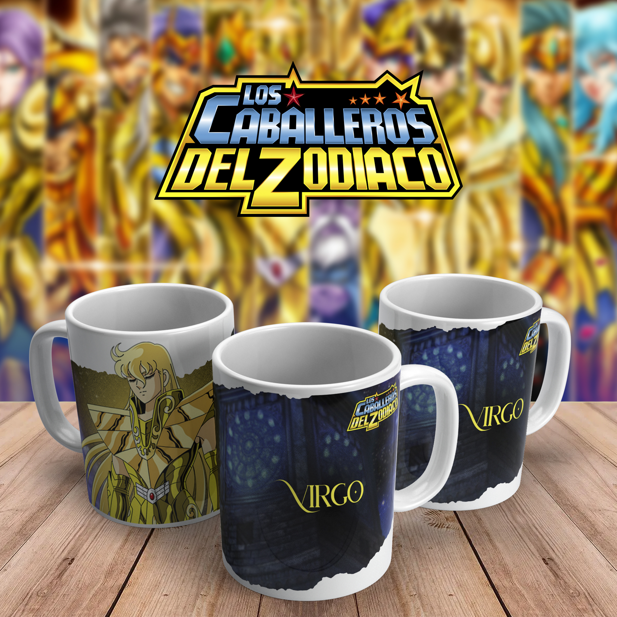 Caneca Cavaleiros do Zodíaco - Virgem