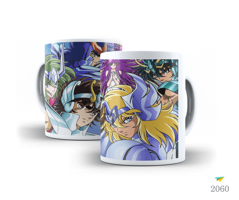 Caneca Cavaleiros do Zodíaco