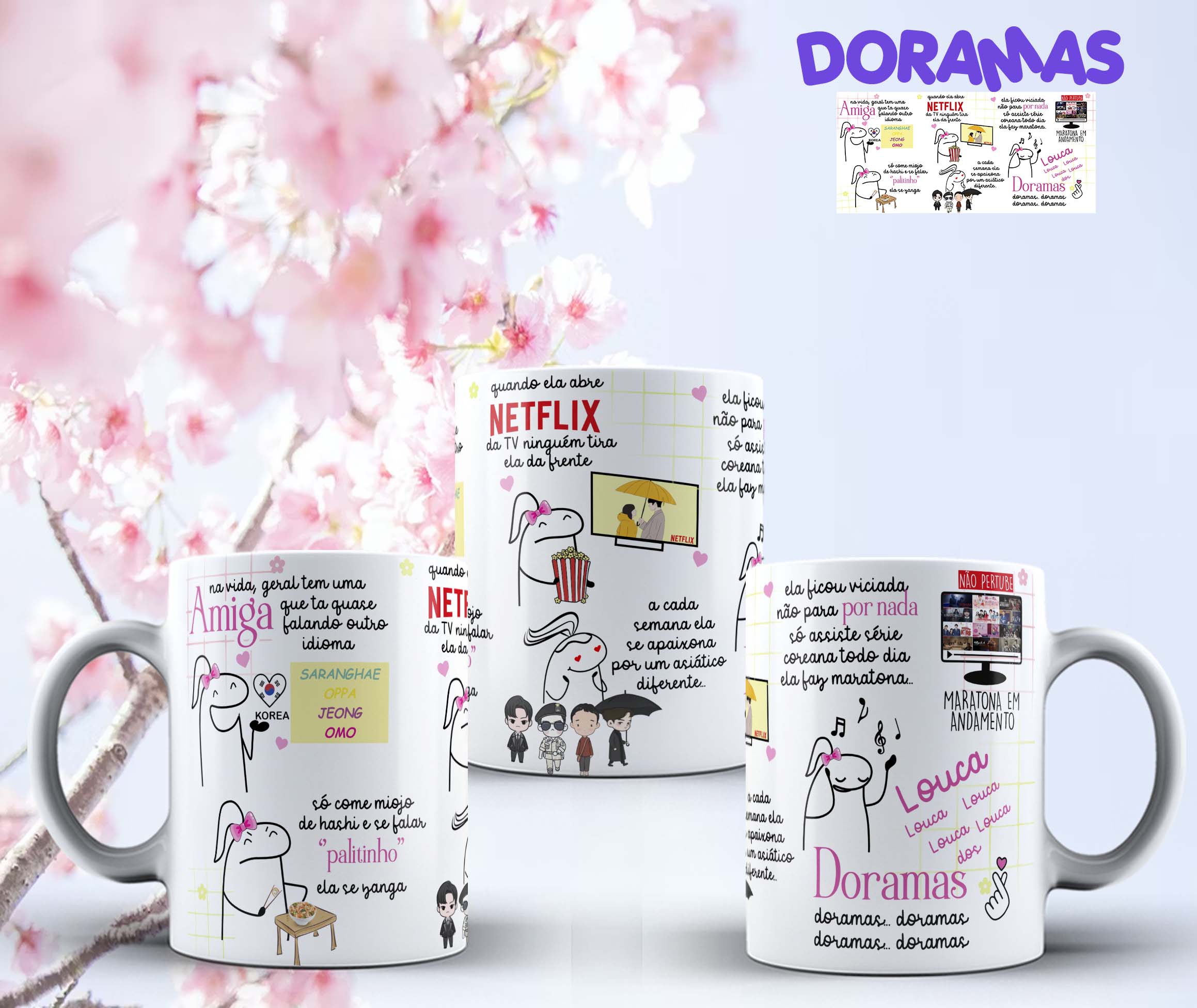 Caneca Doramas