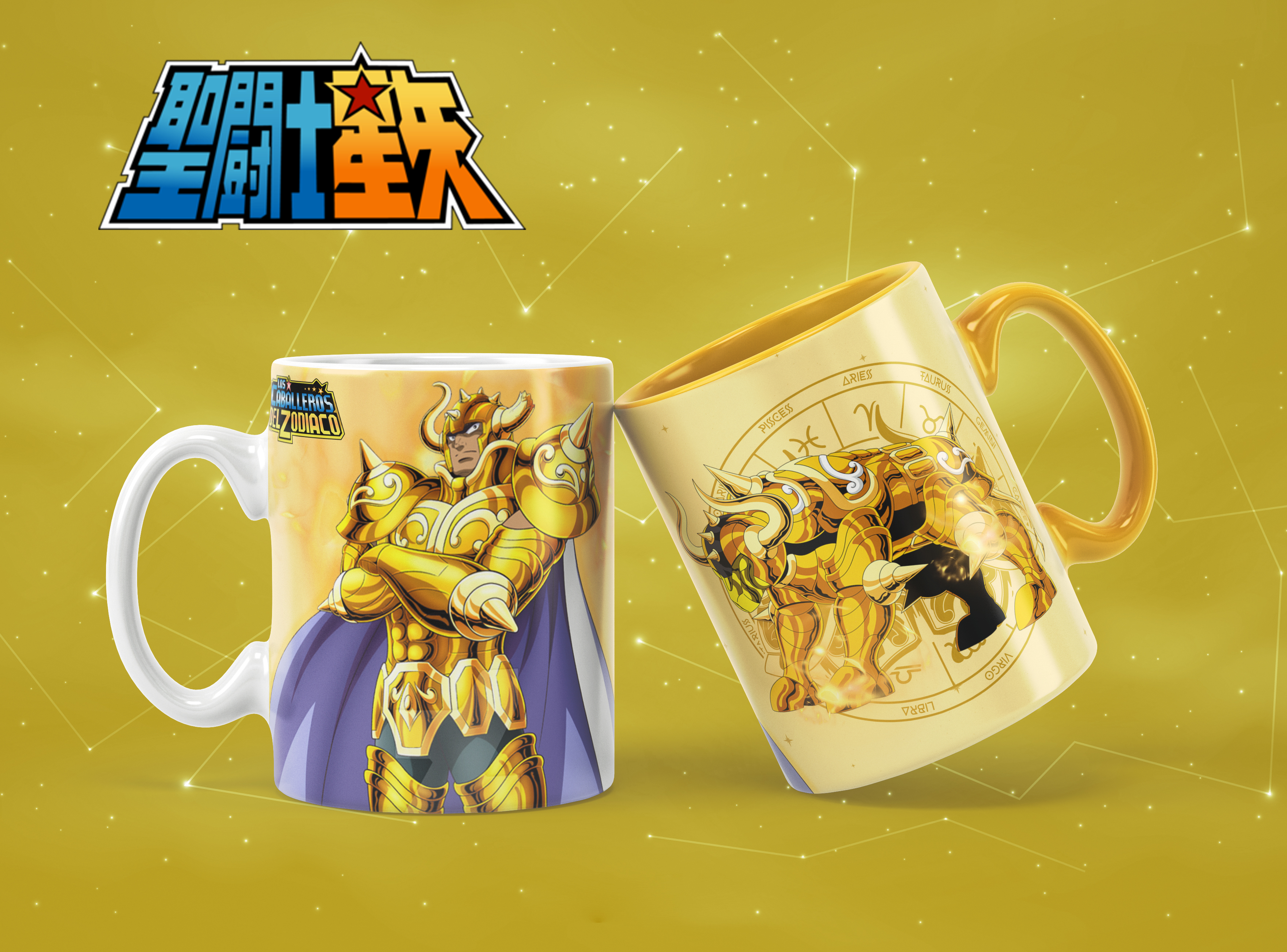 Caneca Cavaleiros do Zodíaco
