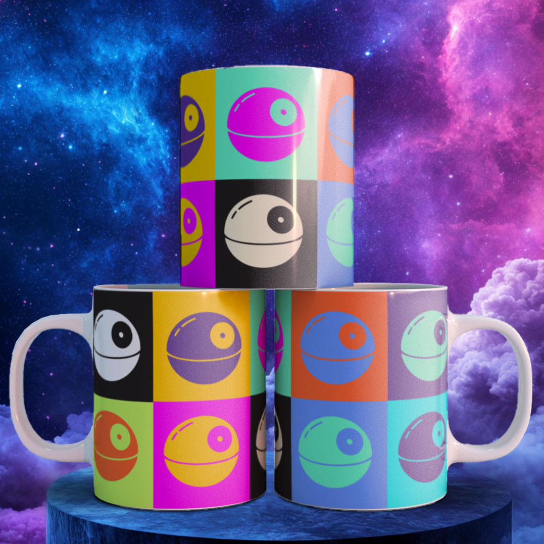 Caneca Pop Art Espacial