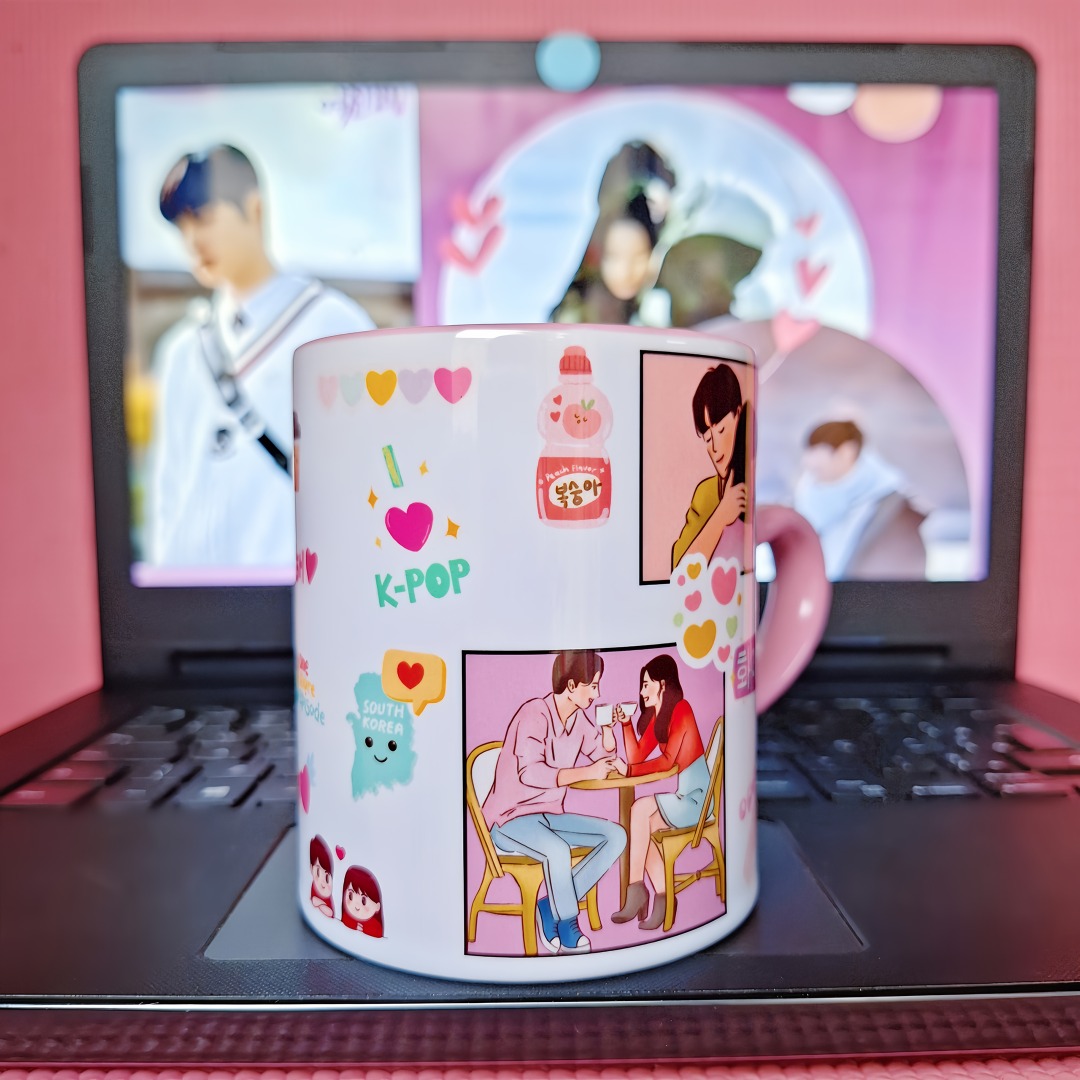 Caneca K-pop Colorida