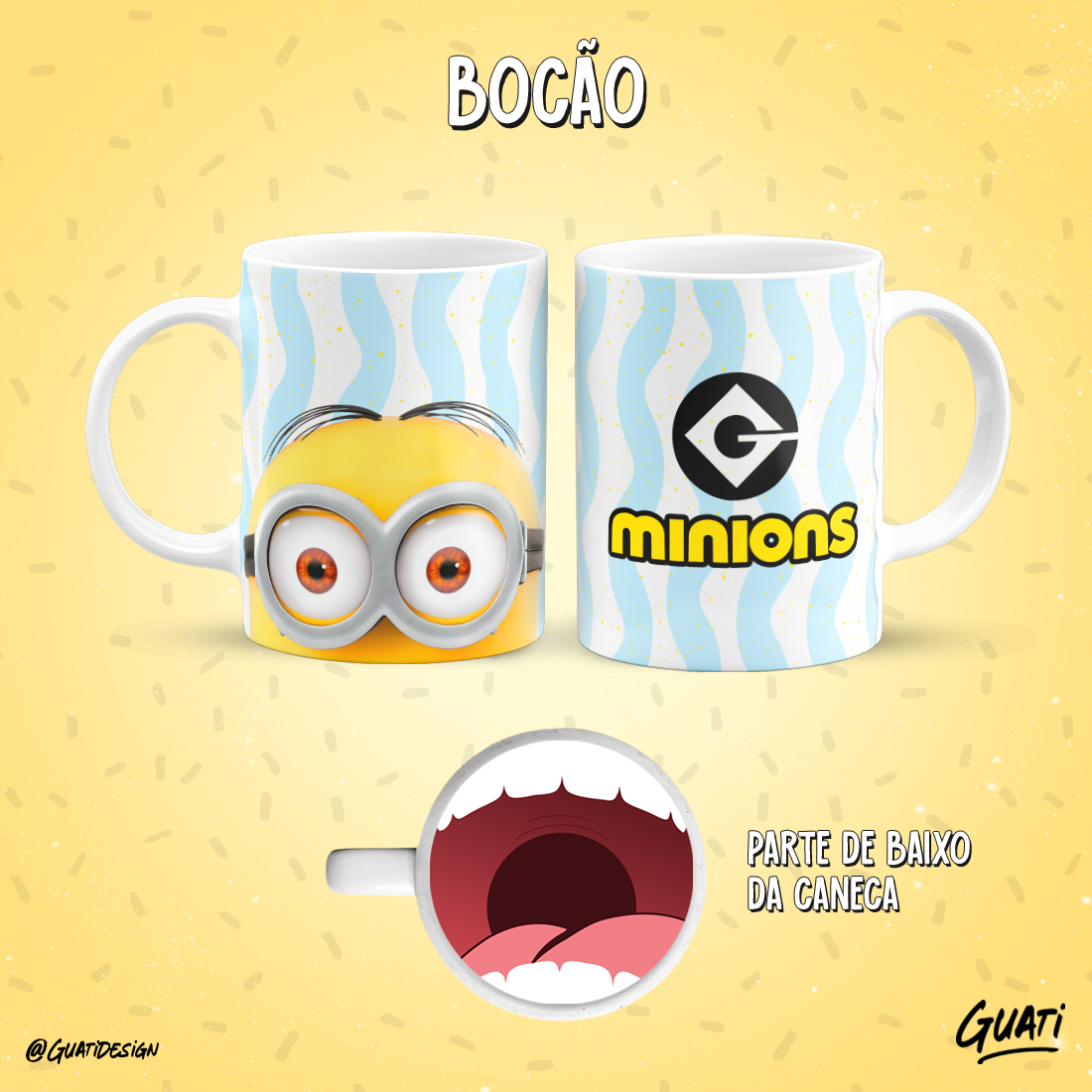 Caneca Bocão Minions