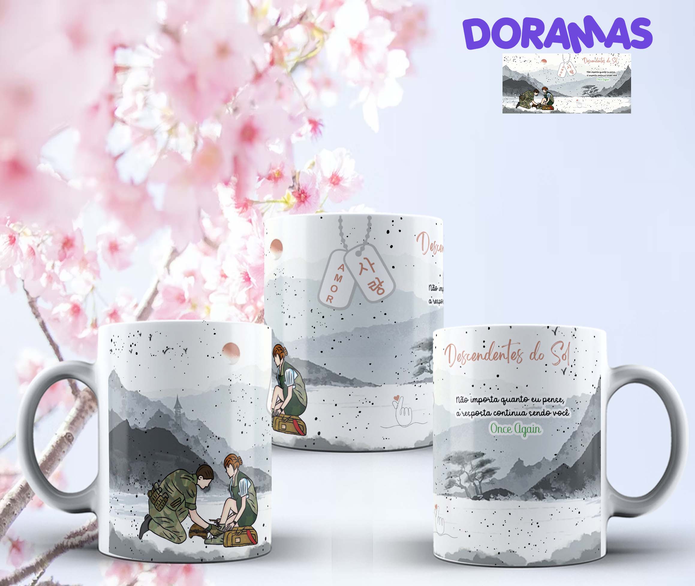 Caneca Doramas Descendentes do Sol
