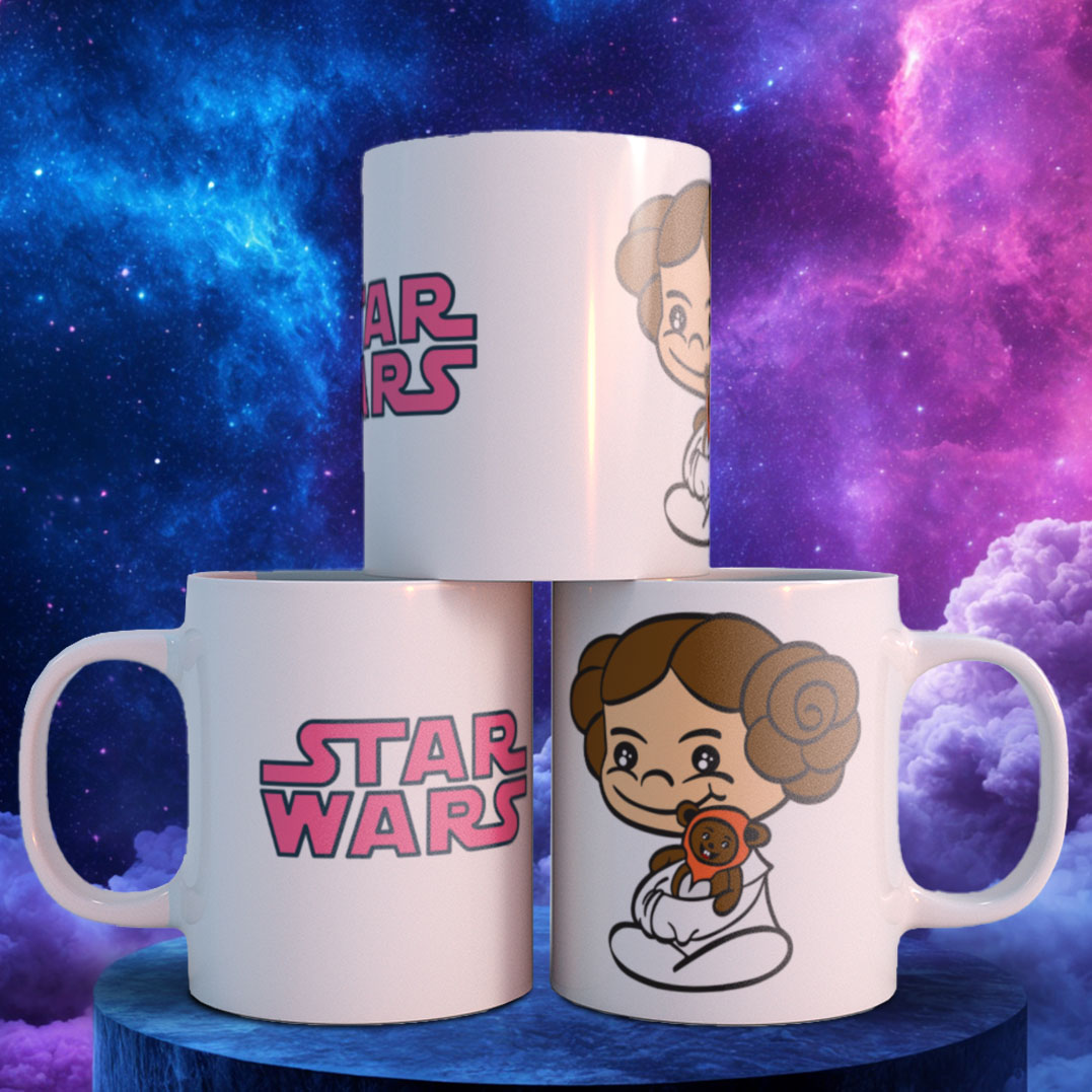 Caneca Star Wars Princesa Leia