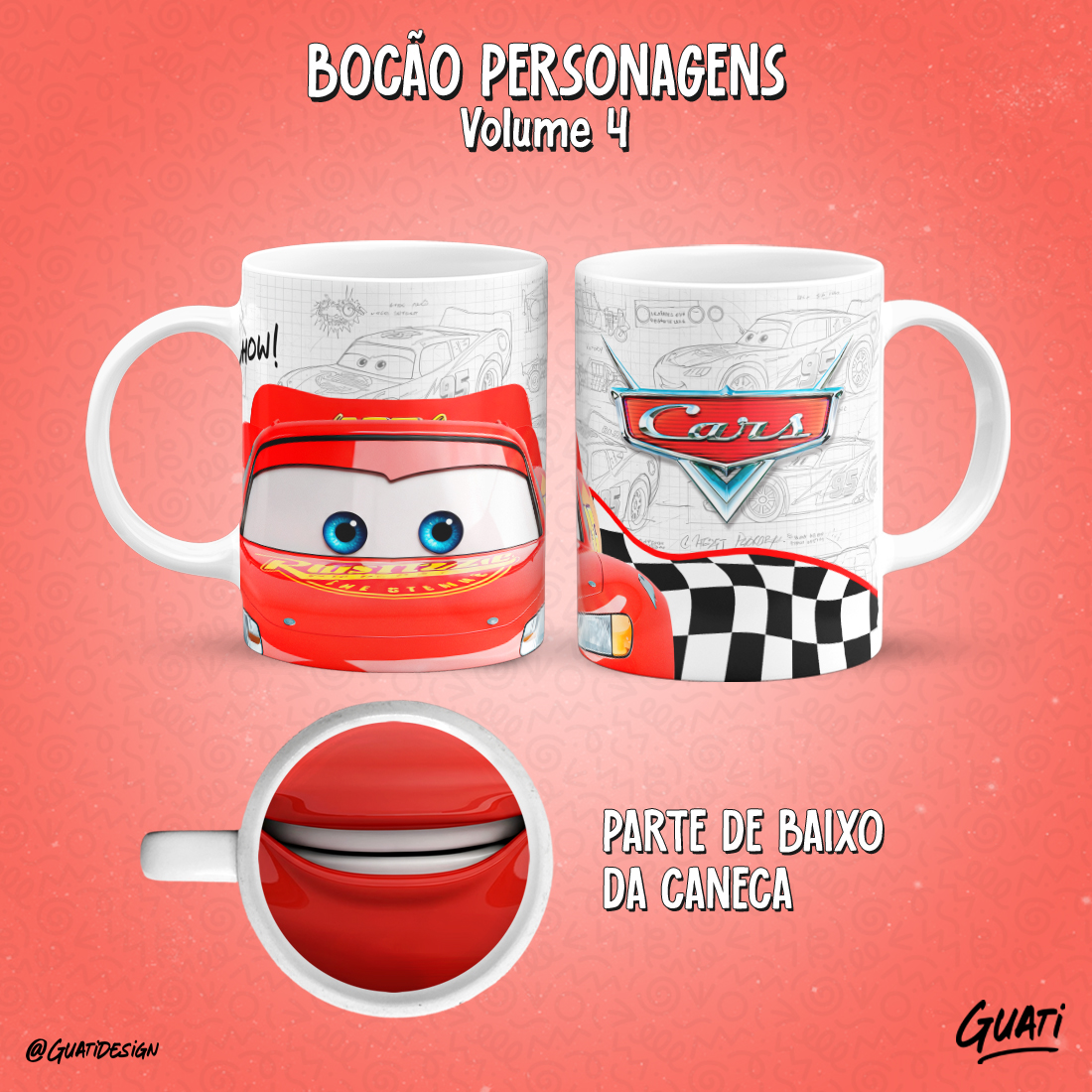 Caneca Carros Bocão