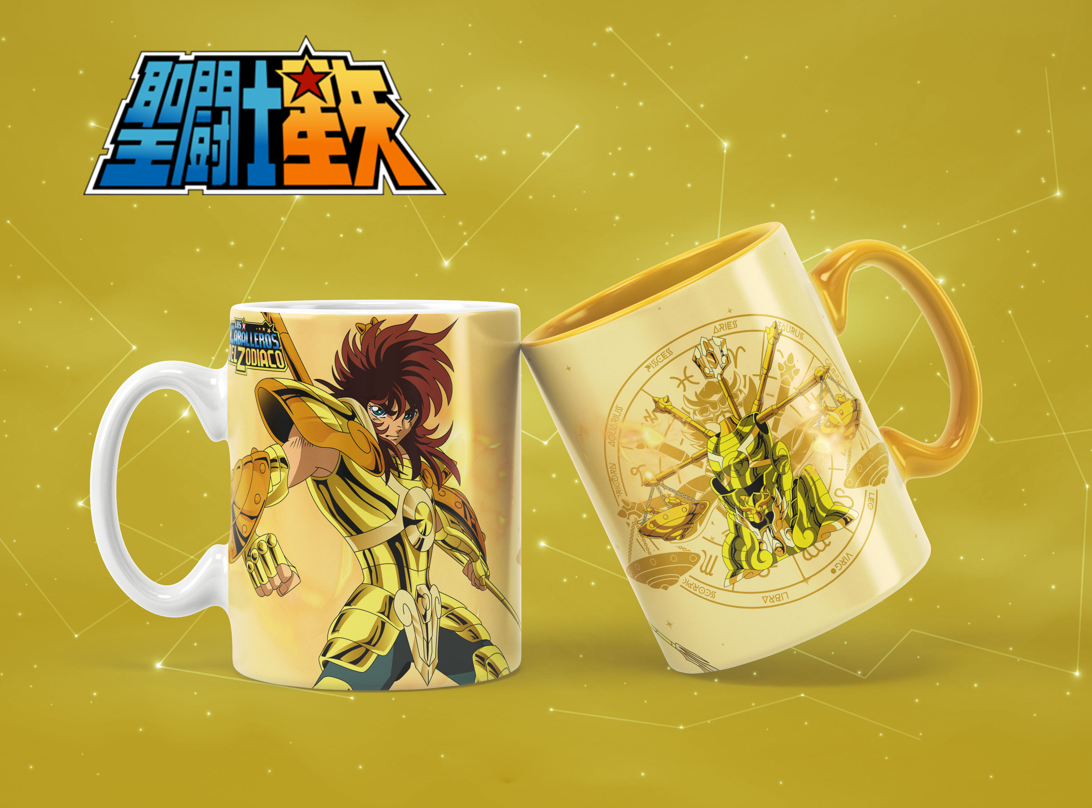 Caneca Cavaleiros do Zodíaco