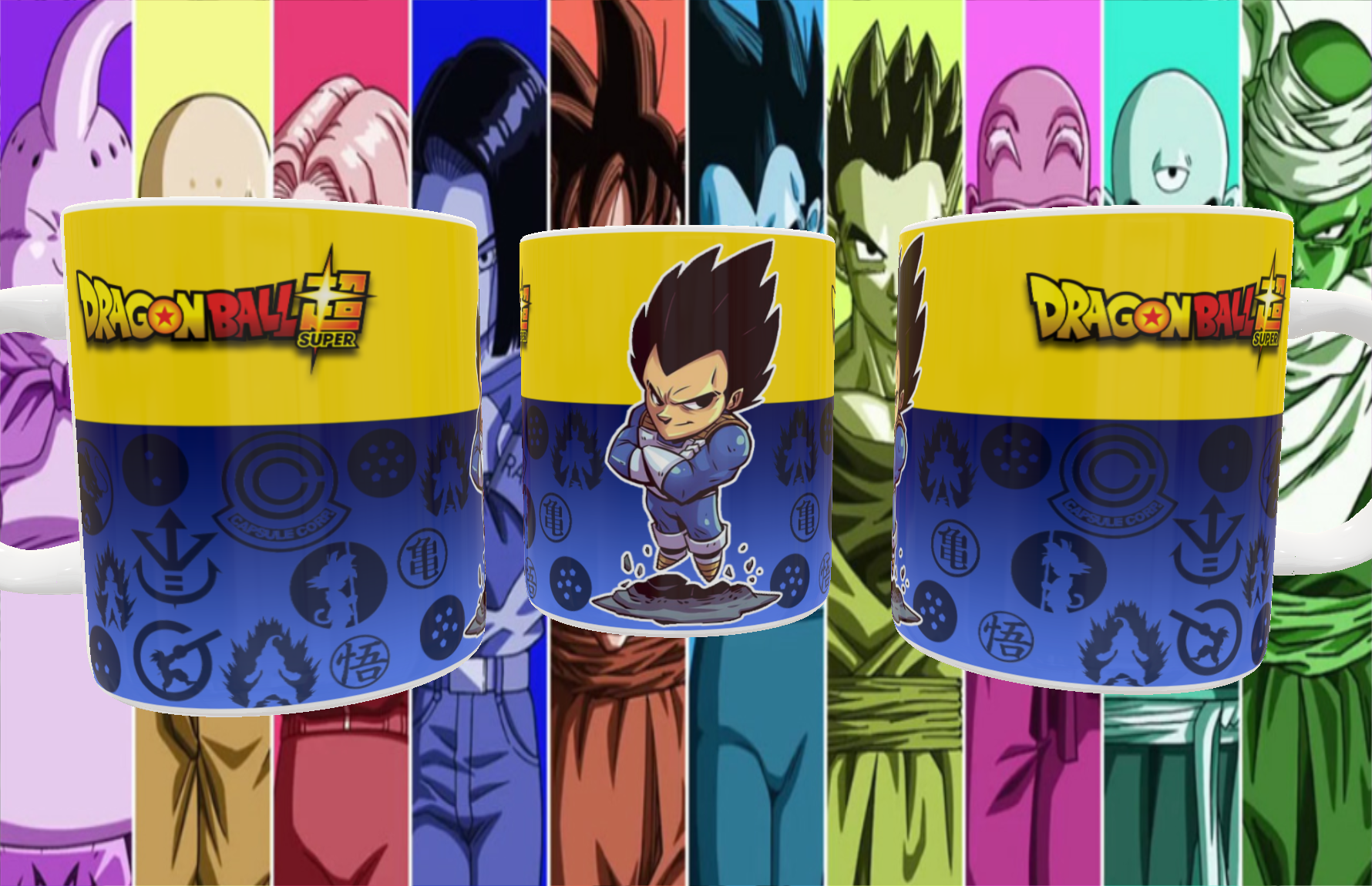 Caneca Dragon Ball Super Vegeta