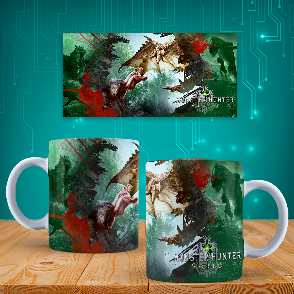 Caneca Monster Hunter World
