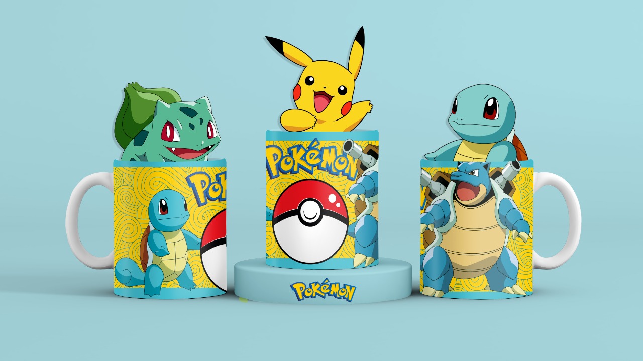Caneca Pokémon Colecionável