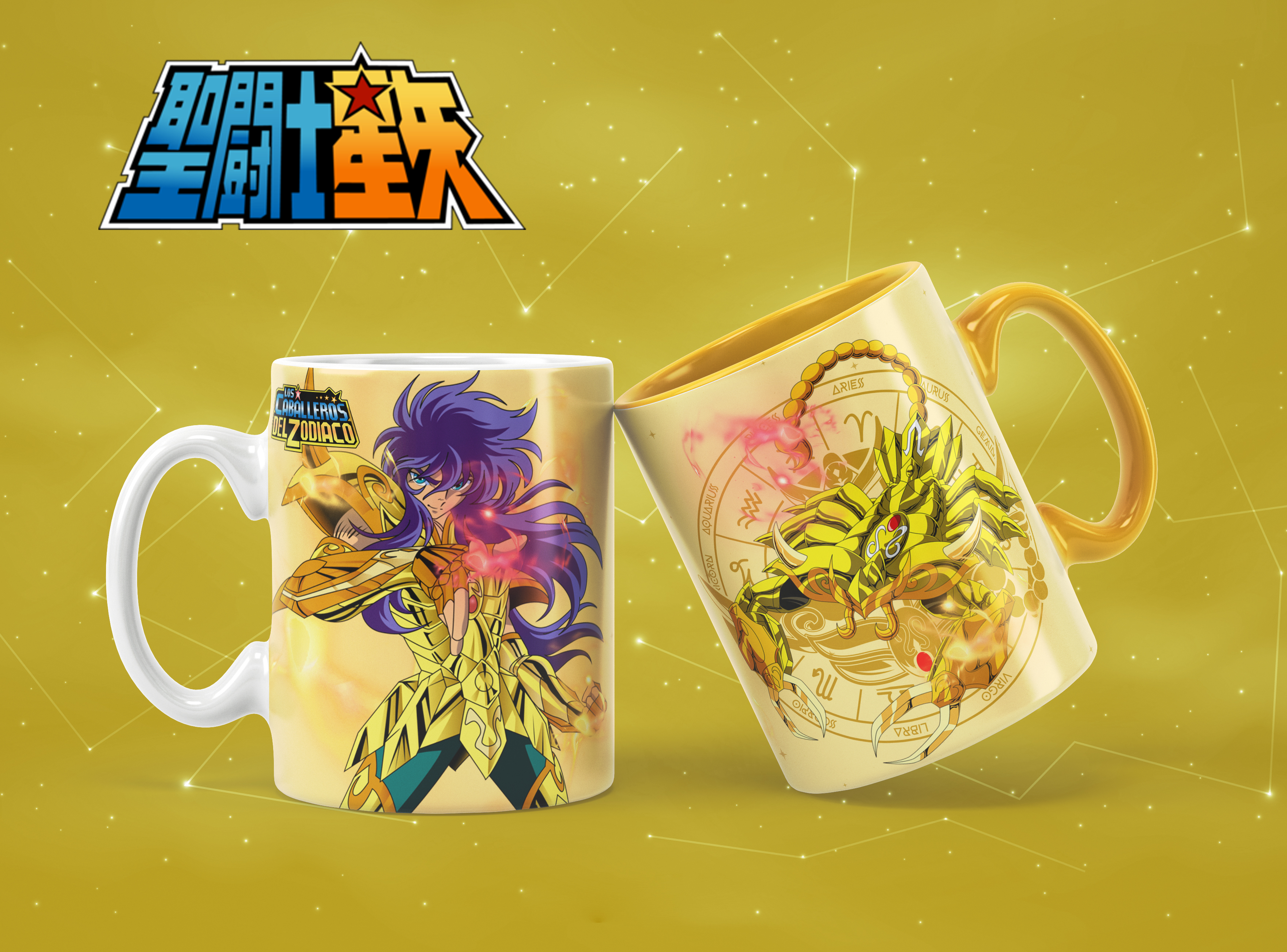 Caneca Cavaleiros do Zodíaco