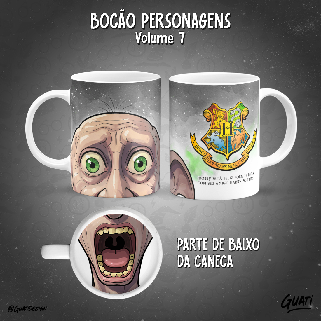 Caneca Bocão Personagens Volume 7