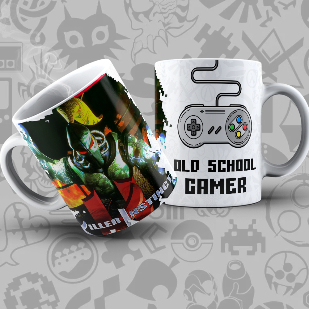 Caneca Old School Gamer