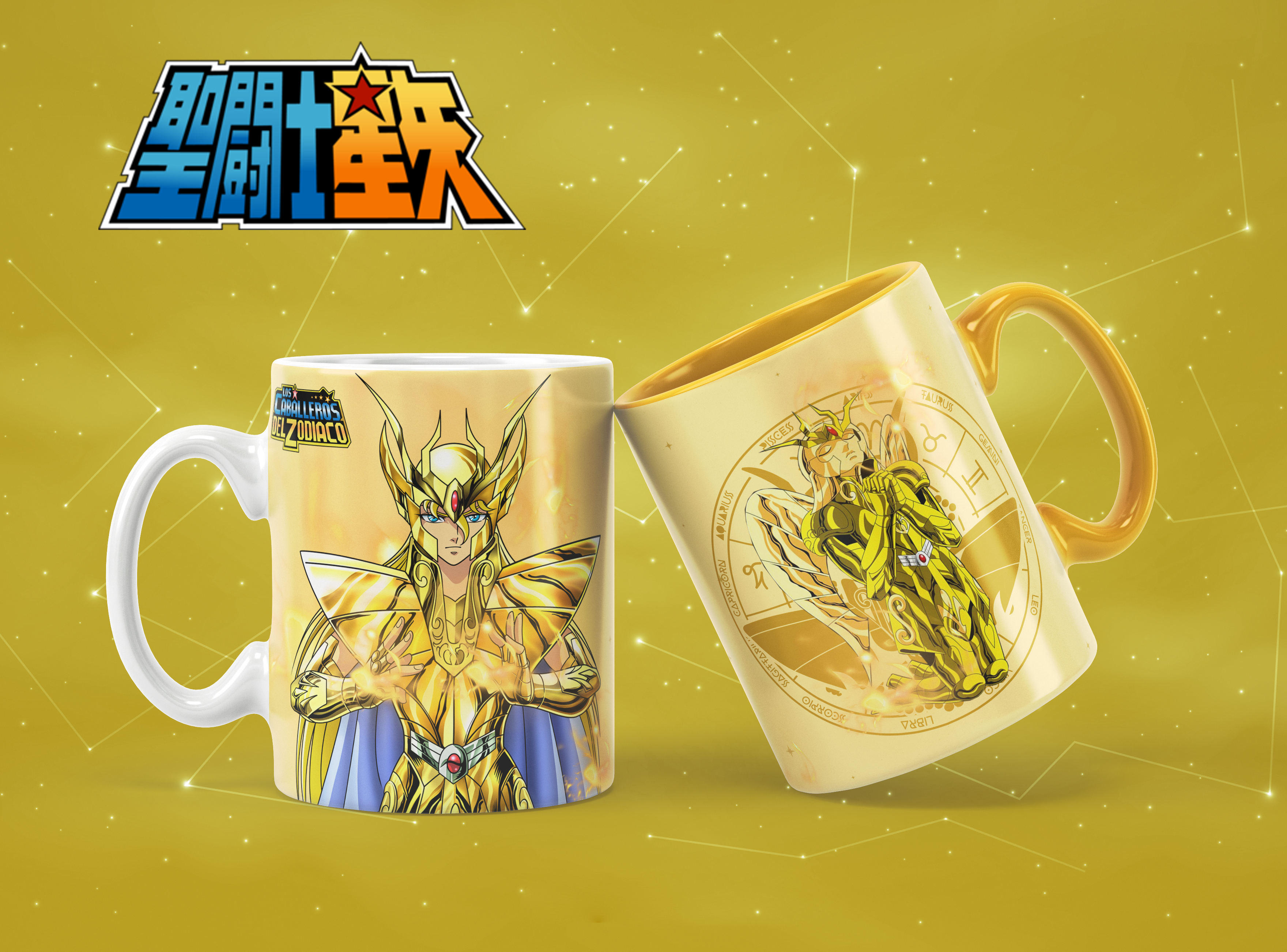 Caneca Cavaleiros do Zodíaco