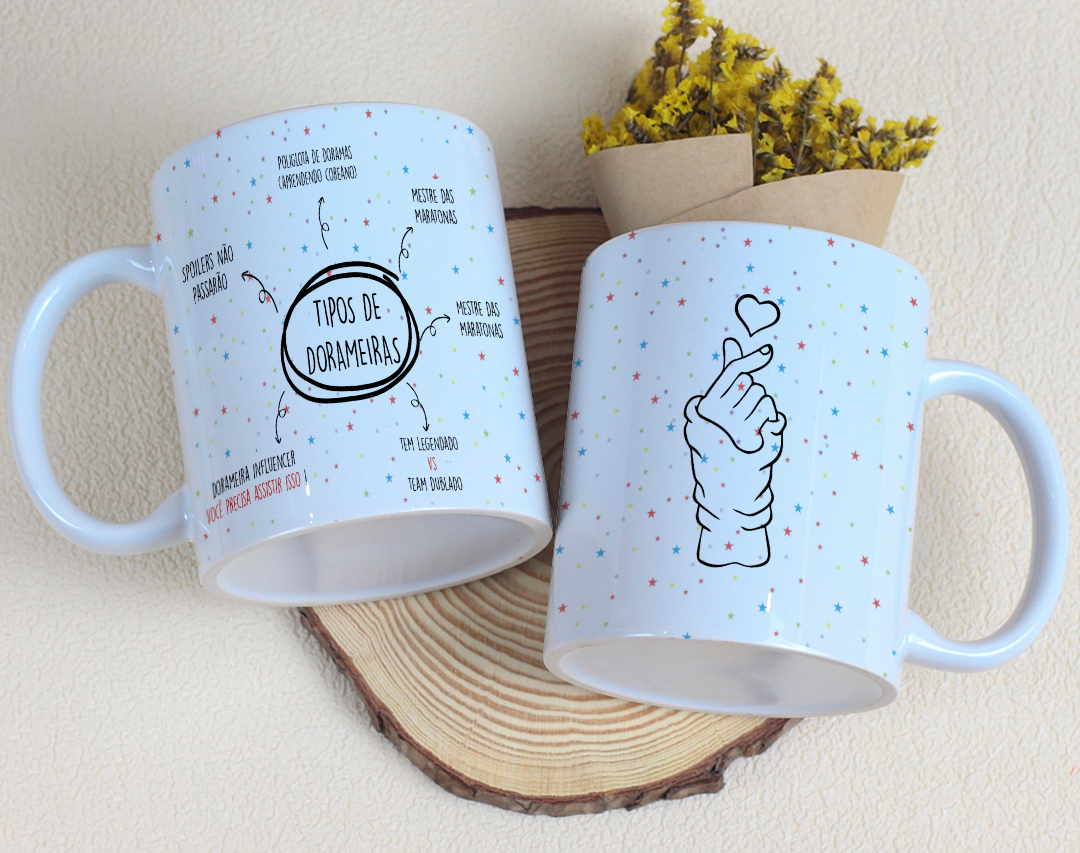 Caneca Tipos de Dorameiras