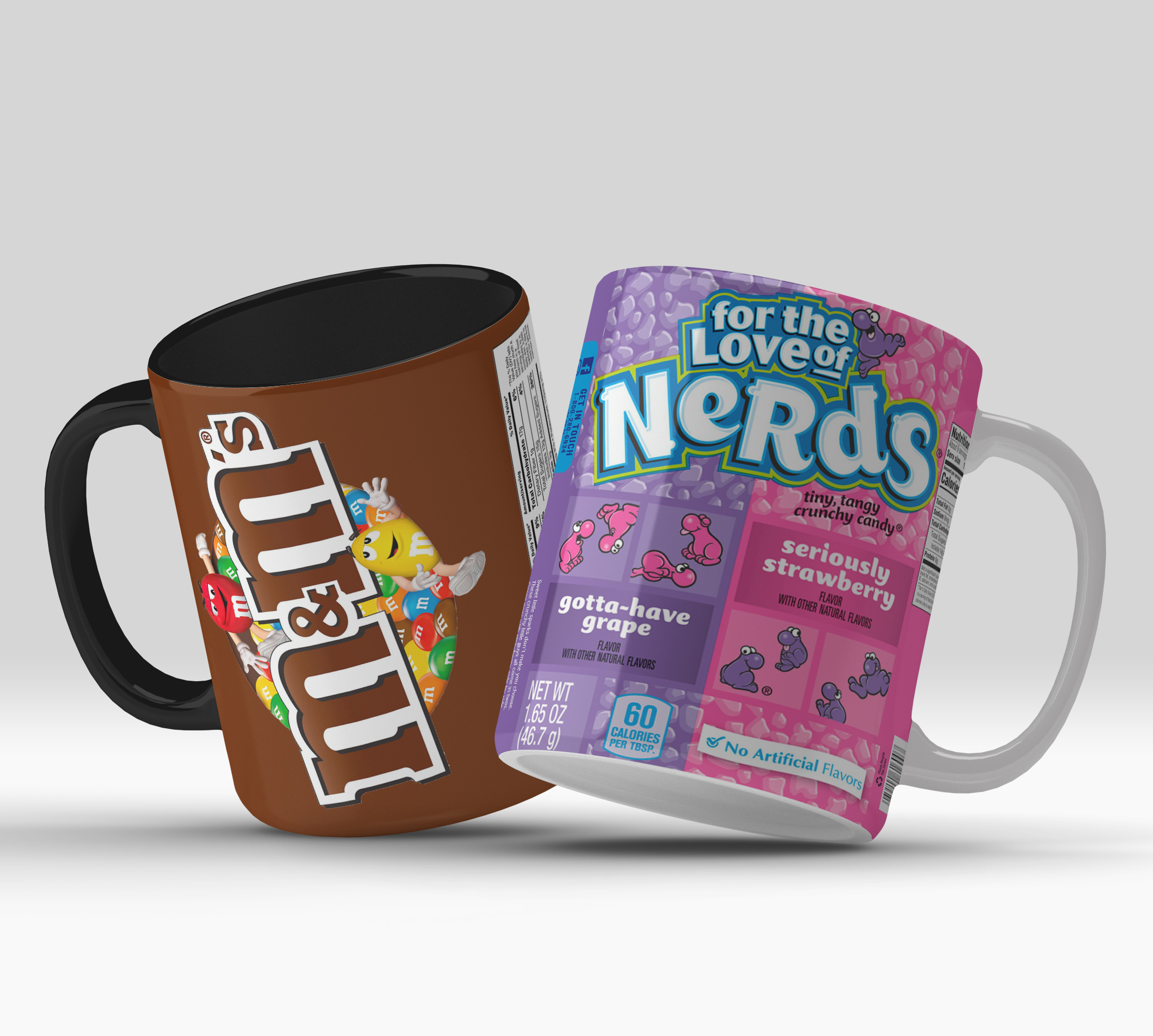 Canecas Temáticas M&M's e Nerds