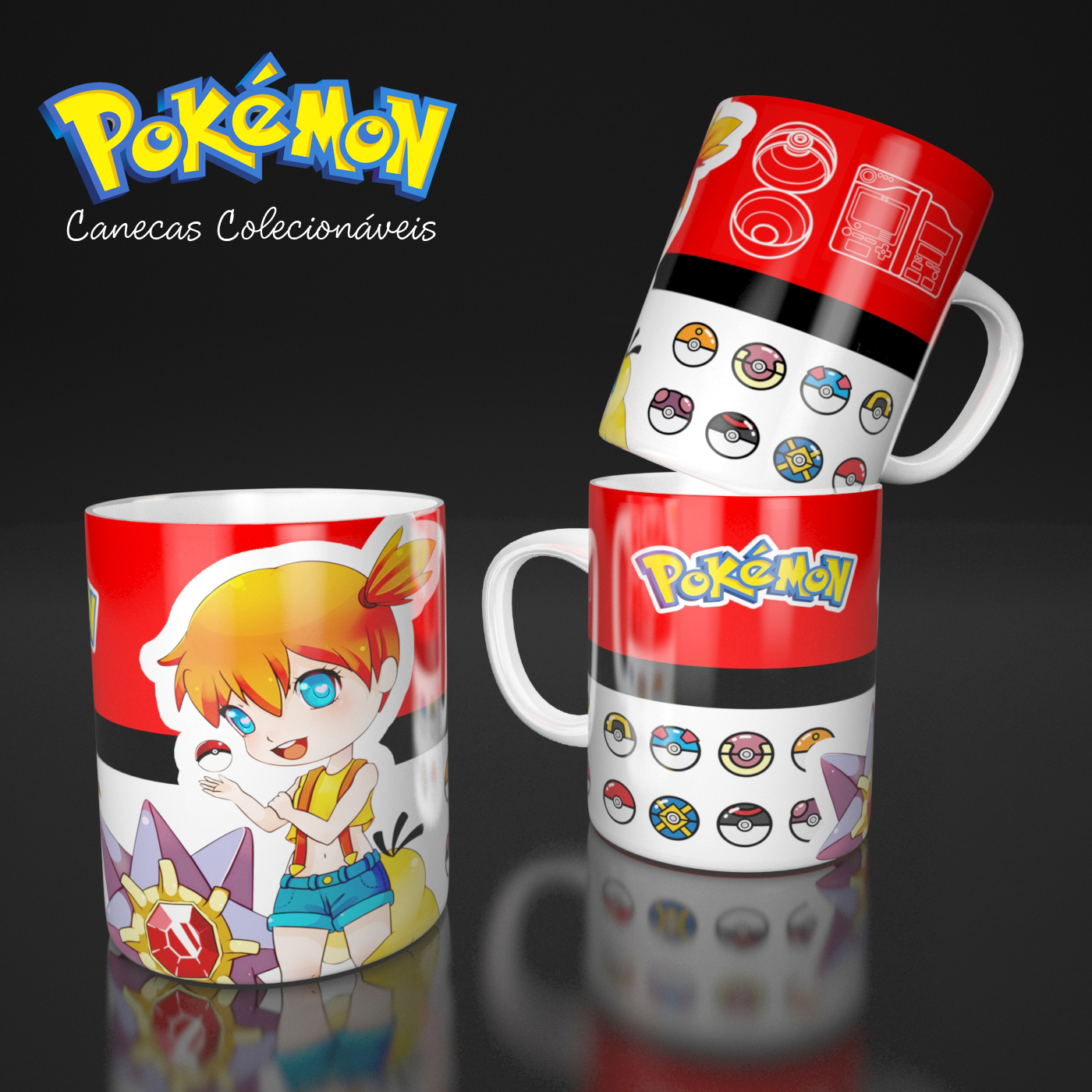 Caneca Pokémon Misty