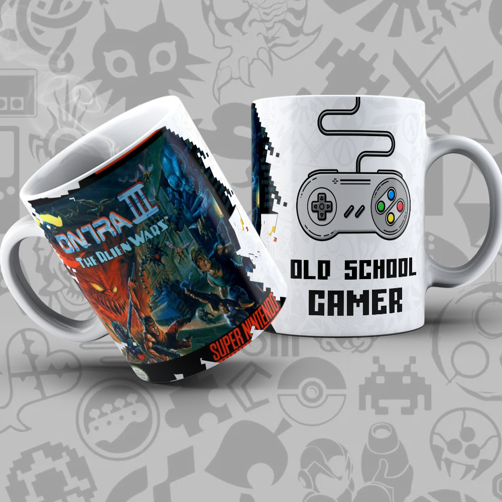 Caneca Old School Gamer